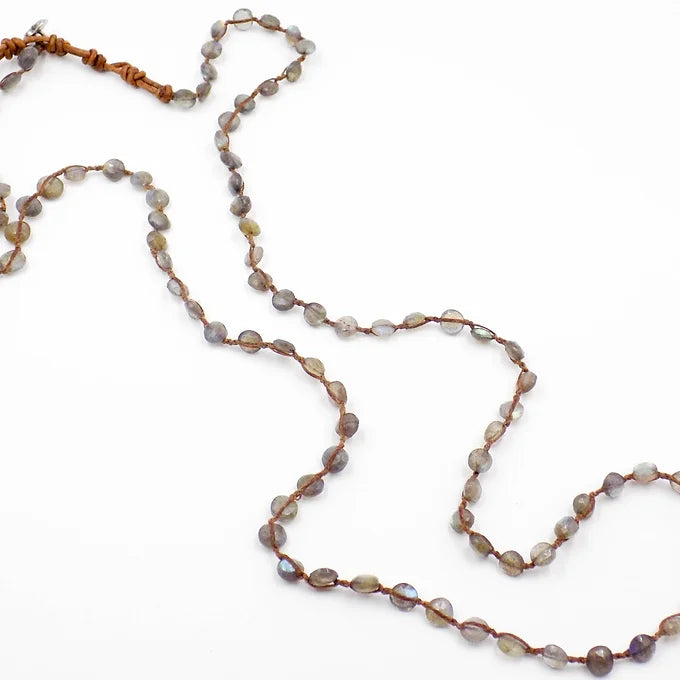Labradorite Amphibian Necklace or Wrap Bracelet