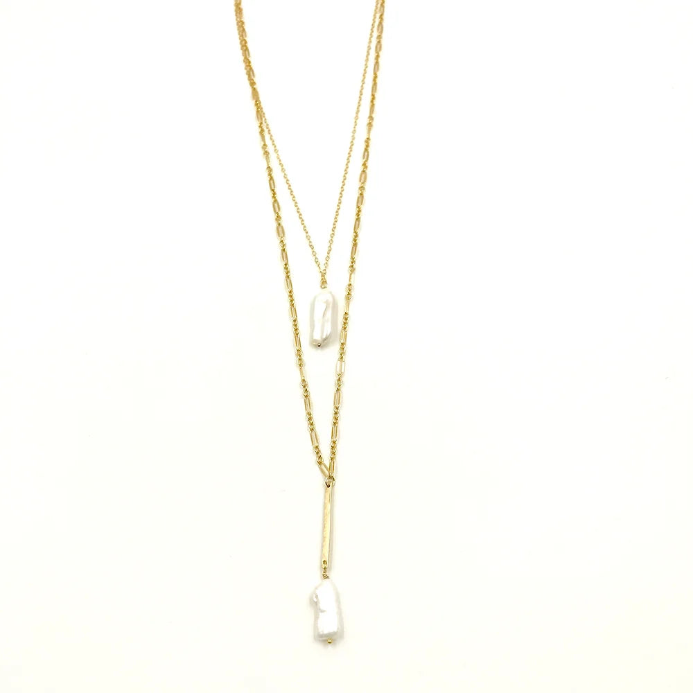 Freshwater Pearl Double Necklace