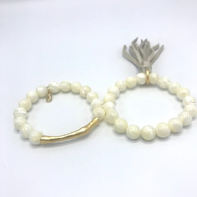 Mother of Pearl Bracelet Set
