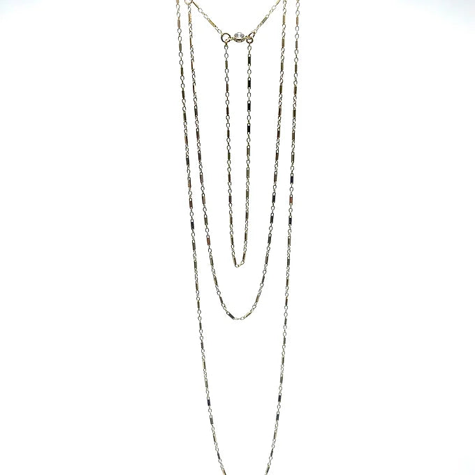 Gold Waterfall Necklace