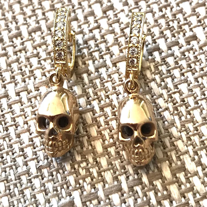 CZ Huggie Earrings