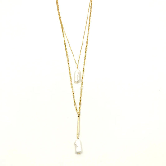 Freshwater Pearl Double Necklace