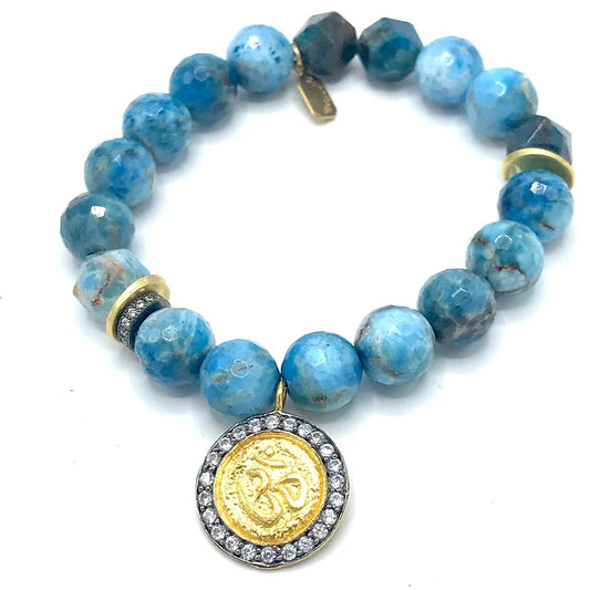 Apatite Ohm Bracelet