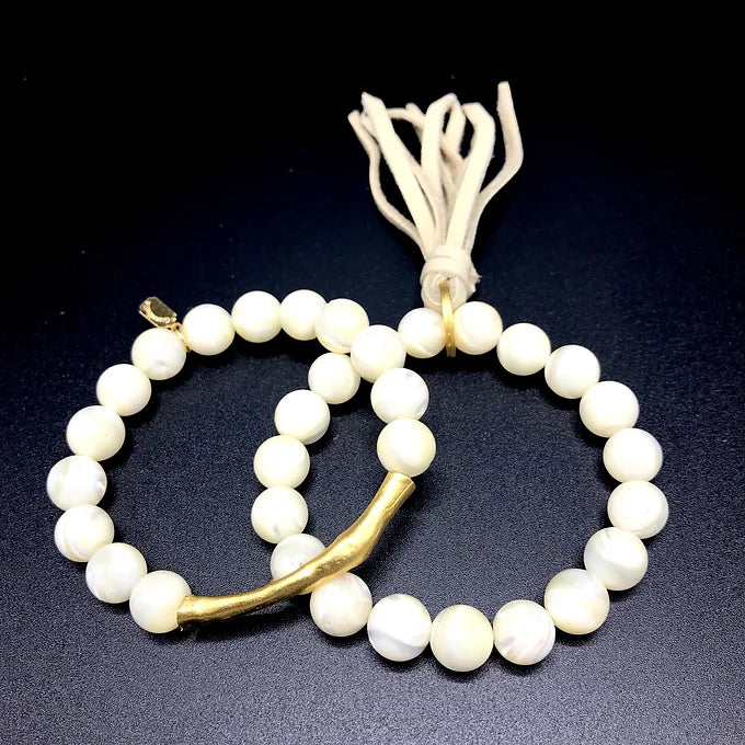 Mother of Pearl Bracelet Set