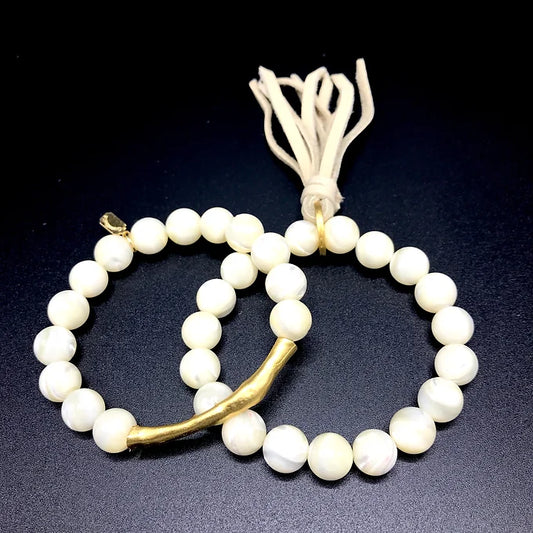 Mother of Pearl Bracelet Set