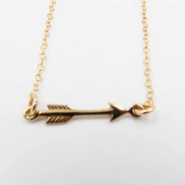 Sideways Arrow Necklace