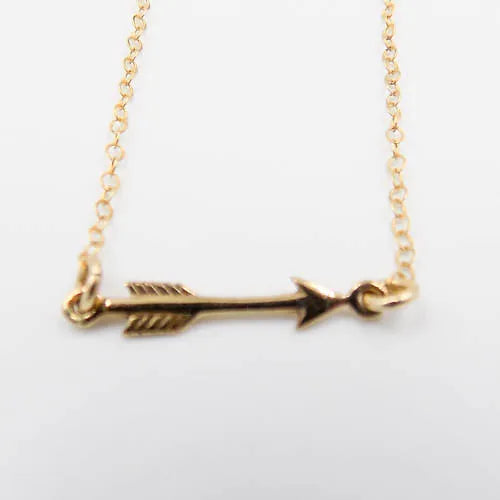Sideways Arrow Necklace